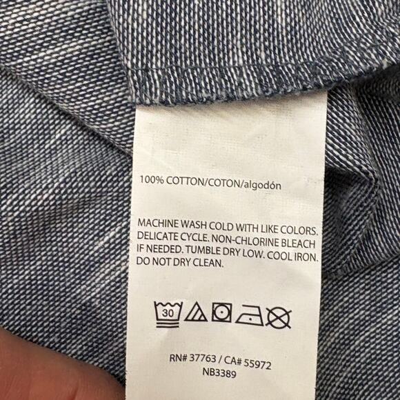 Perry Ellis Polo Shirt Mens Size XL Blue Short Sleeve Pullover Classic Preppy - Picture 7 of 9